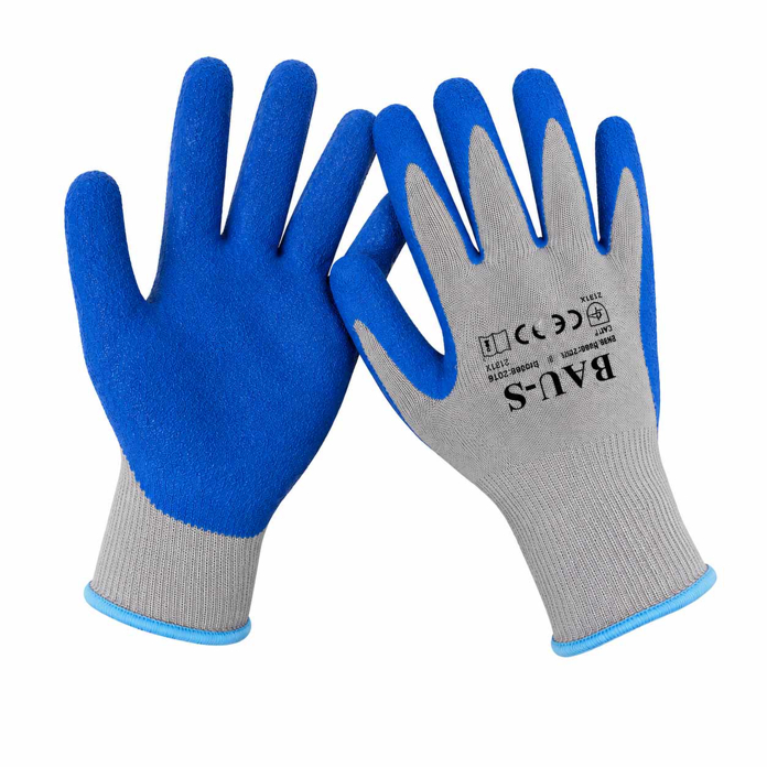 Slika BAU S zaštitne rukavice Latex Blau plave XL 10
